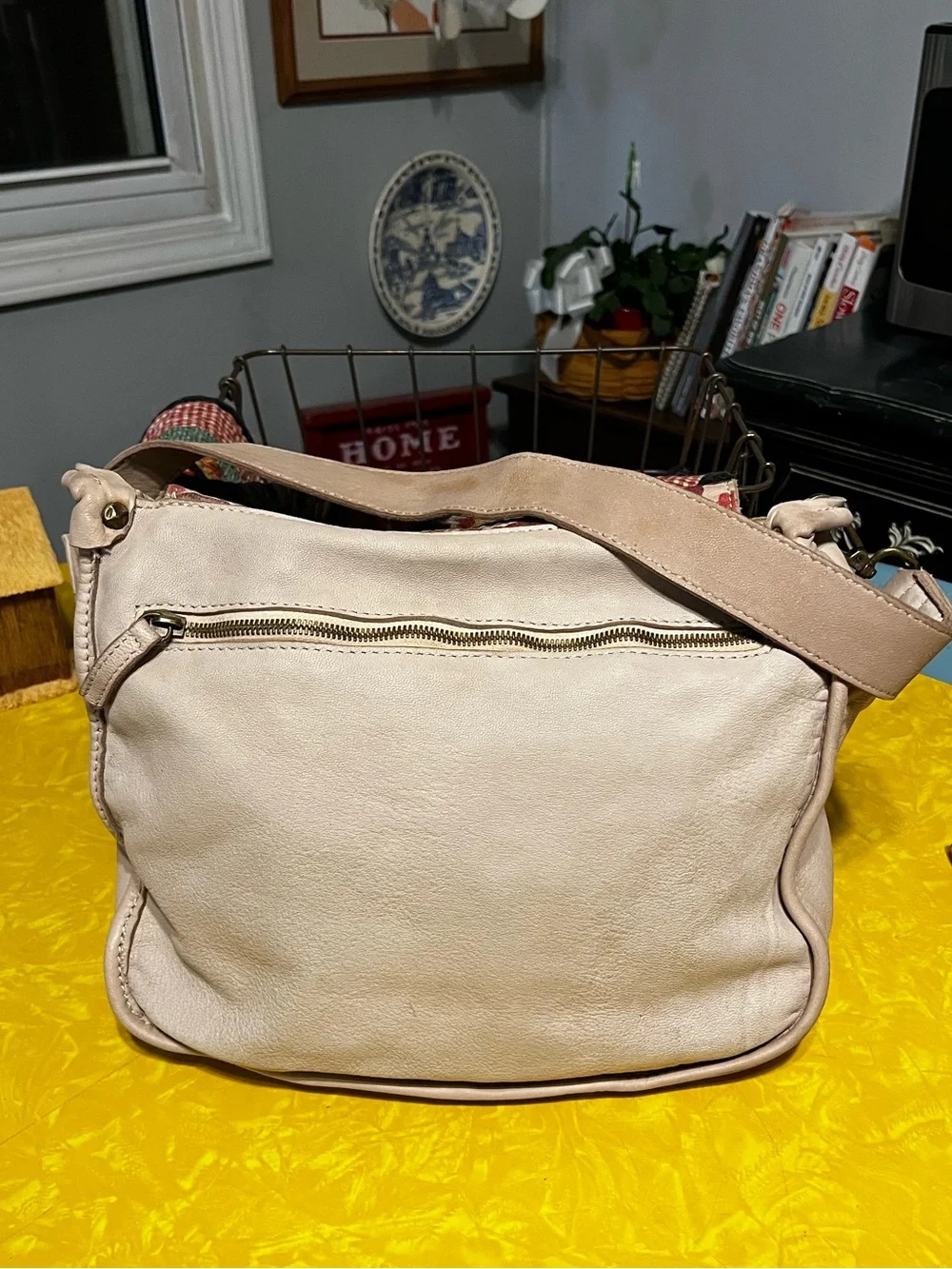Sundance floral leather bag